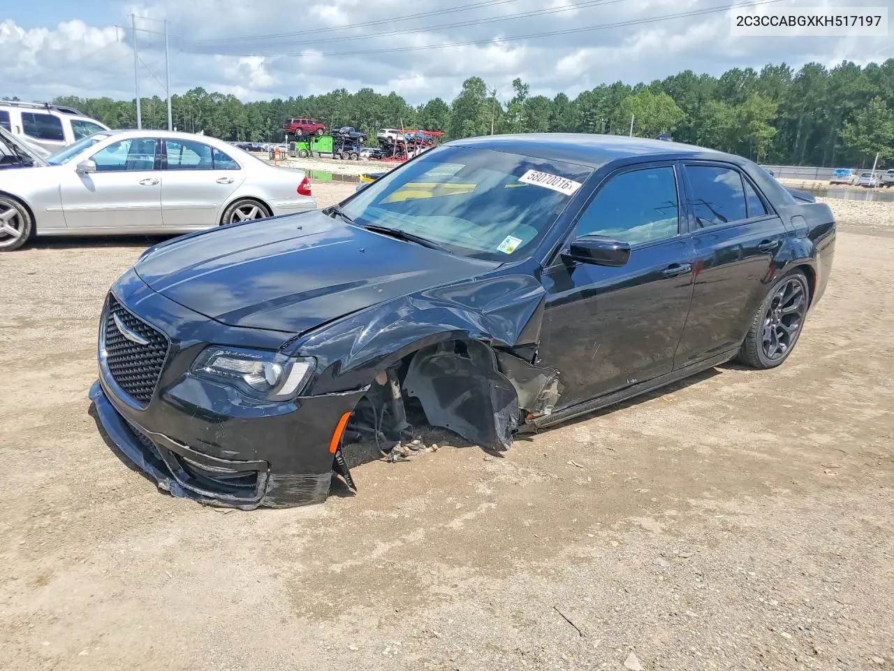 2019 Chrysler 300 S VIN: 2C3CCABGXKH517197 Lot: 58070016