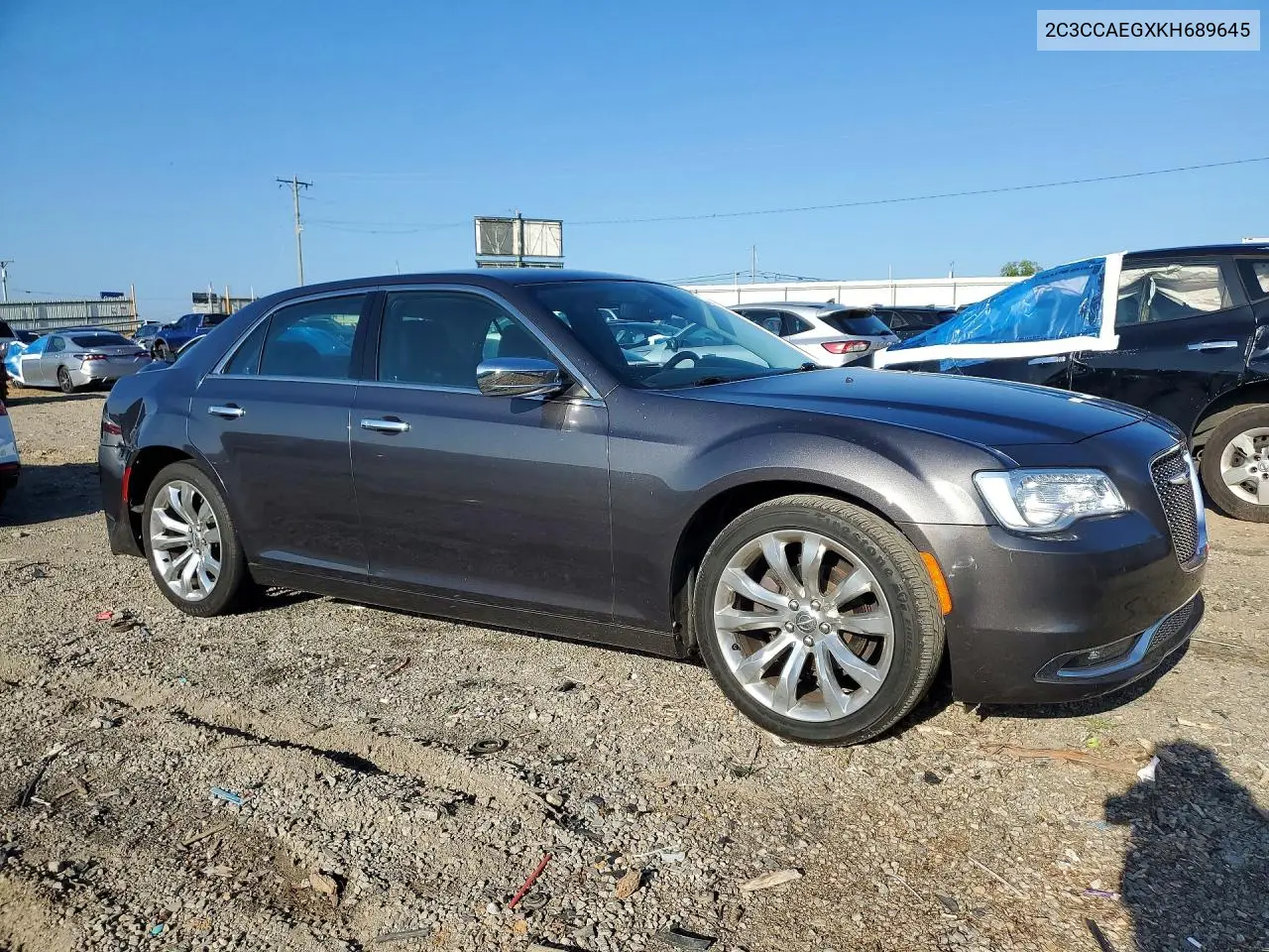 2019 Chrysler 300 Limited VIN: 2C3CCAEGXKH689645 Lot: 59284736