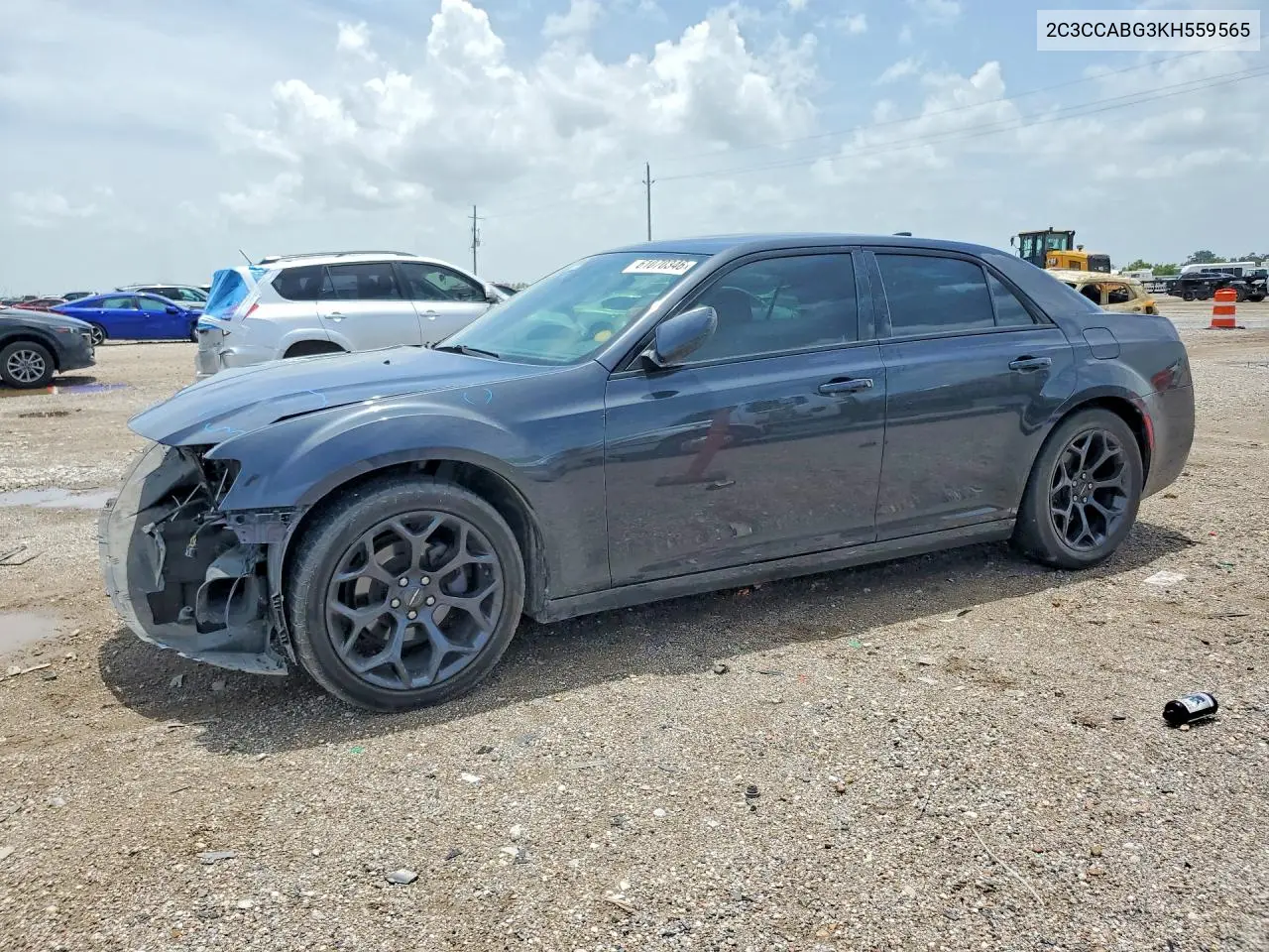 2019 Chrysler 300 S VIN: 2C3CCABG3KH559565 Lot: 61070346