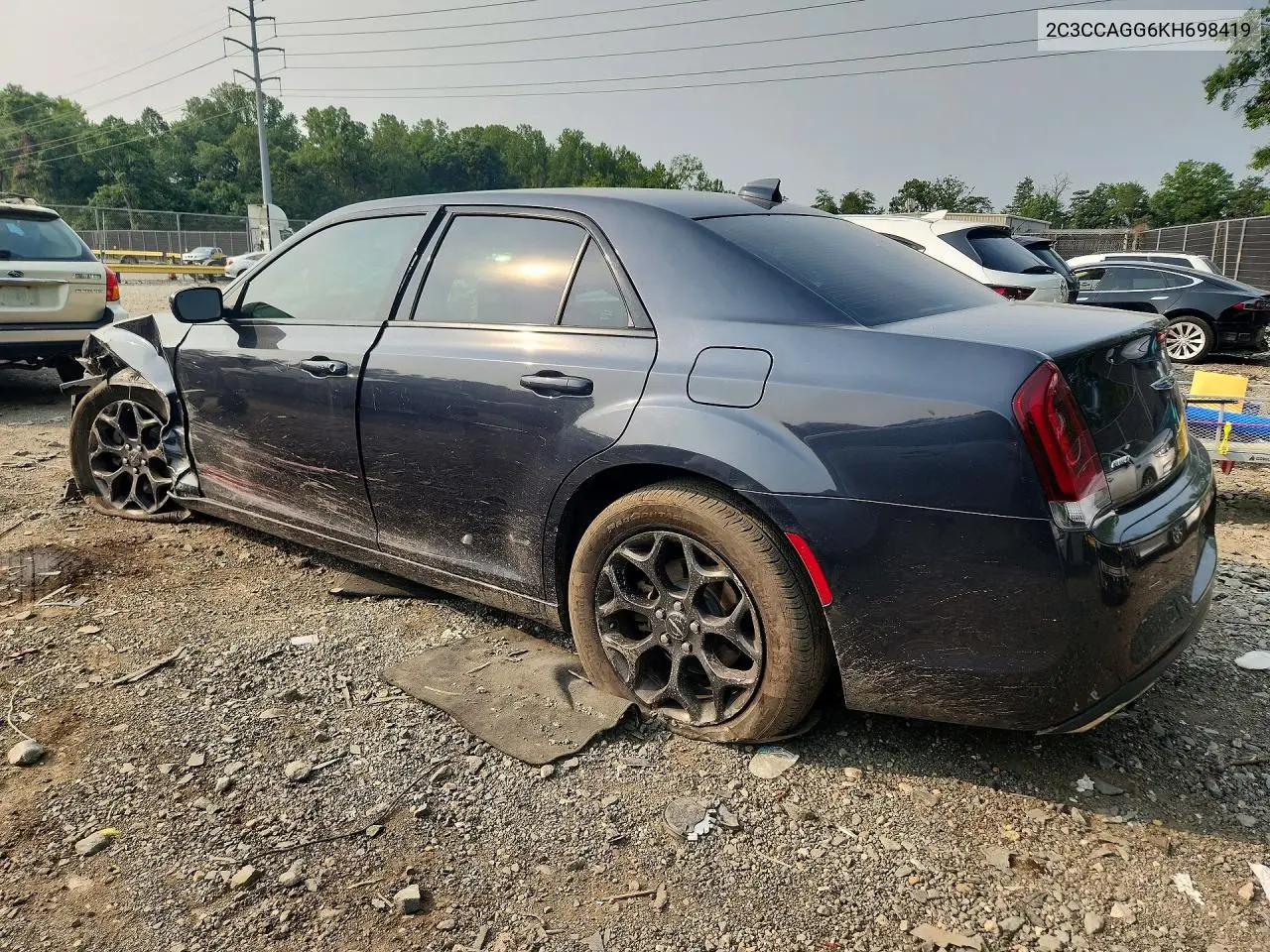 2019 Chrysler 300 S VIN: 2C3CCAGG6KH698419 Lot: 61144236