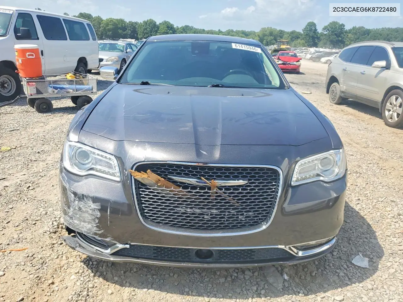 2019 Chrysler 300 Limited (Us, Can), 300C (Mex) VIN: 2C3CCAEG6KH722480 Lot: 61415946