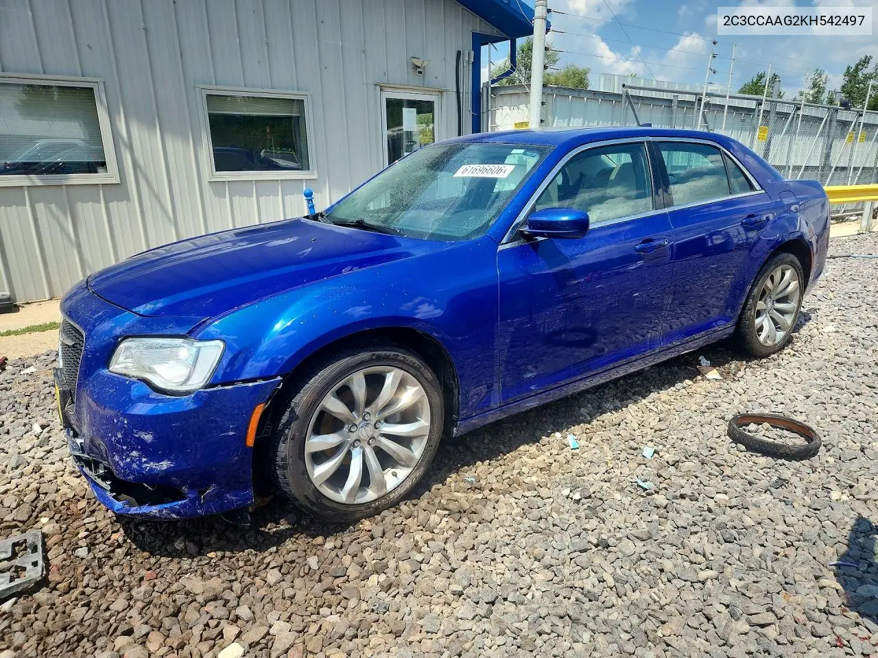 2019 Chrysler 300 Touring VIN: 2C3CCAAG2KH542497 Lot: 61696606