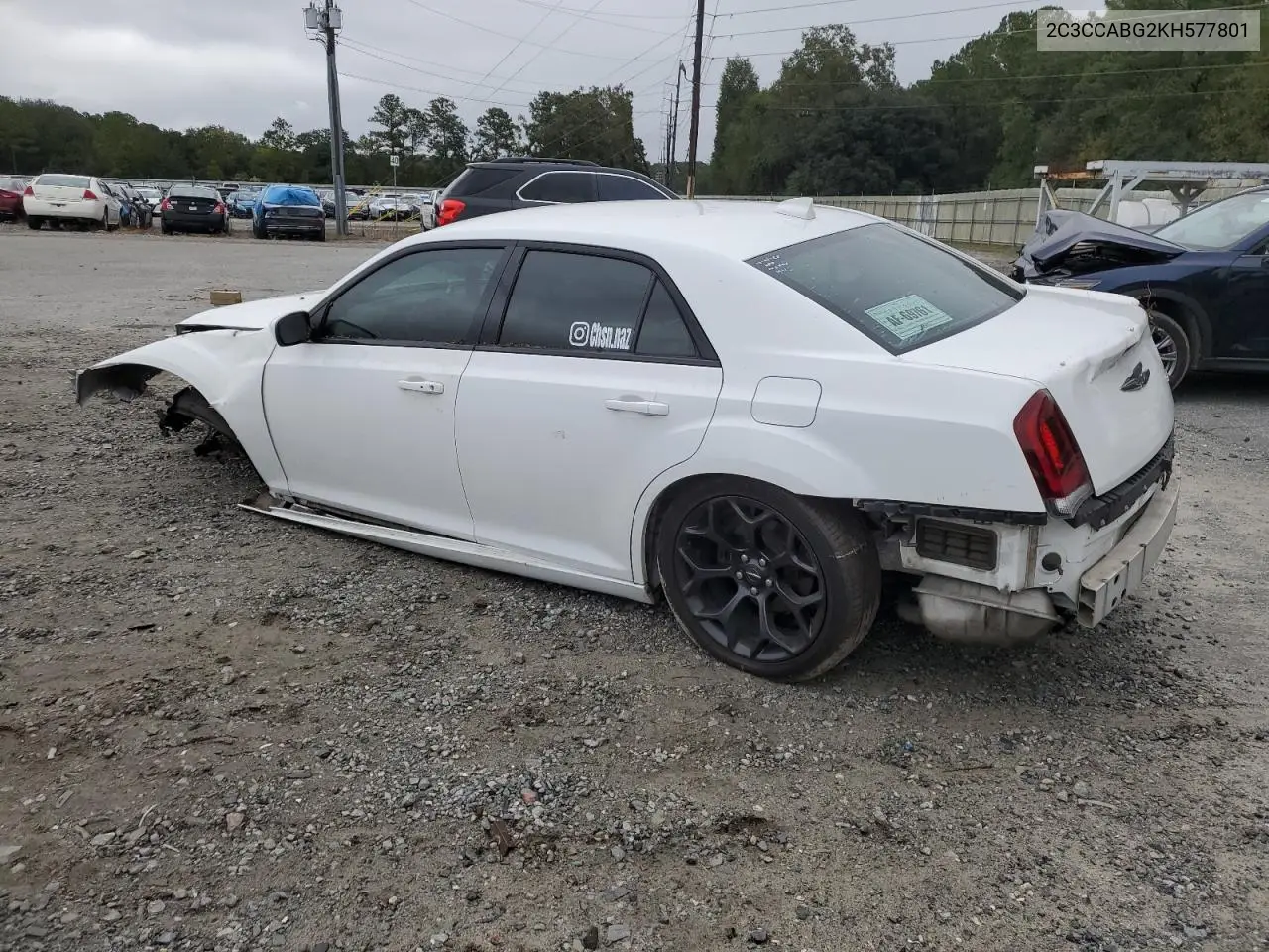 2C3CCABG2KH577801 2019 Chrysler 300 S