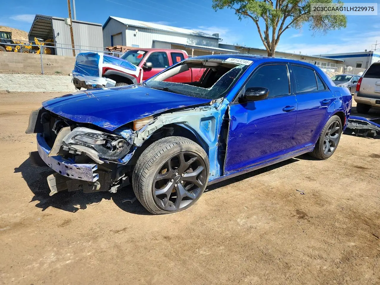 2020 Chrysler 300 Touring VIN: 2C3CCAAG1LH229975 Lot: 58143246
