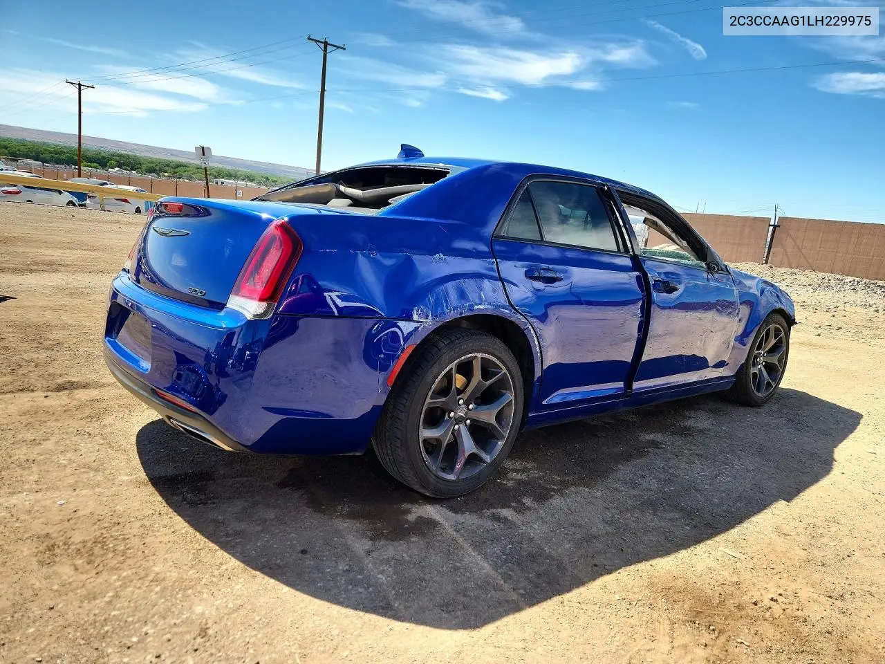 2020 Chrysler 300 Touring VIN: 2C3CCAAG1LH229975 Lot: 58143246