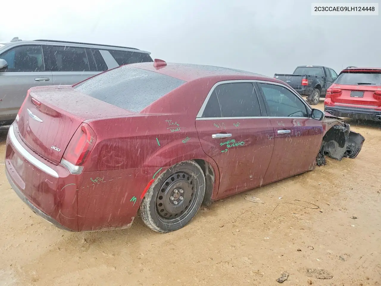 2020 Chrysler 300 Limited VIN: 2C3CCAEG9LH124448 Lot: 61397366
