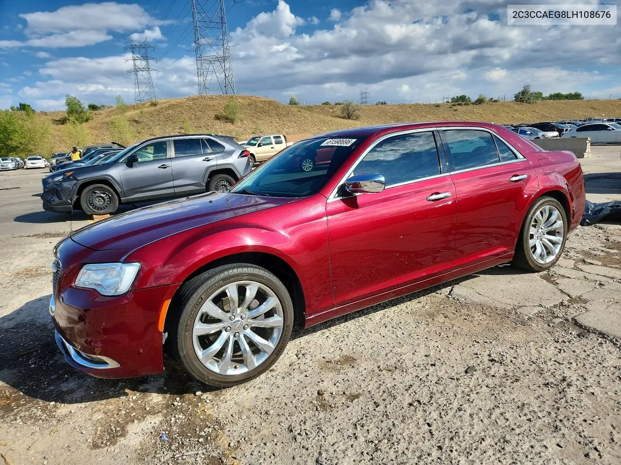 2020 Chrysler 300 Limited VIN: 2C3CCAEG8LH108676 Lot: 61590696