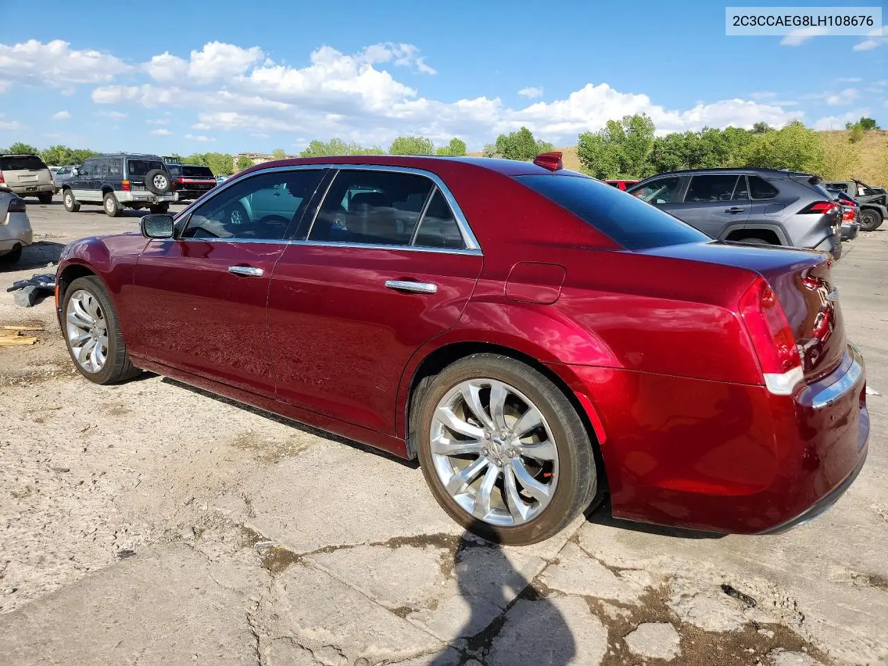 2020 Chrysler 300 Limited VIN: 2C3CCAEG8LH108676 Lot: 61590696