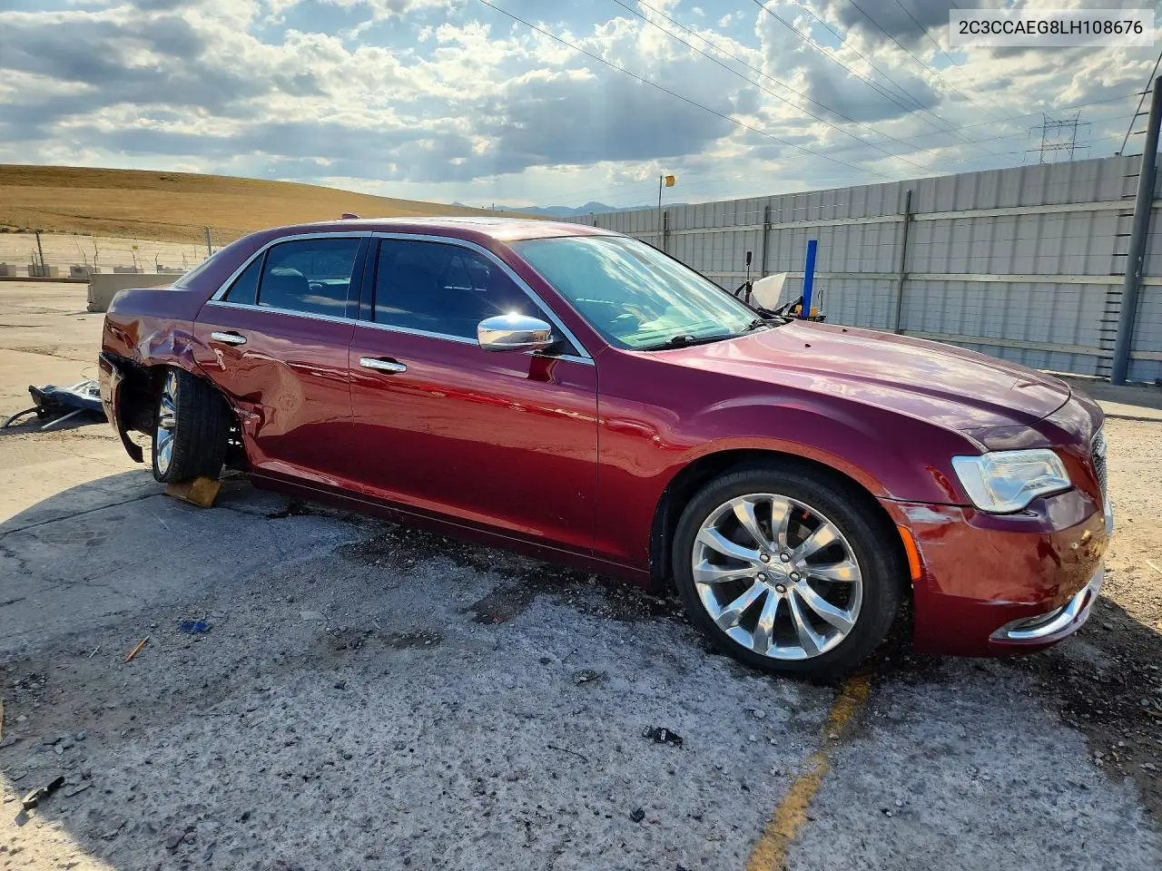 2020 Chrysler 300 Limited VIN: 2C3CCAEG8LH108676 Lot: 61590696
