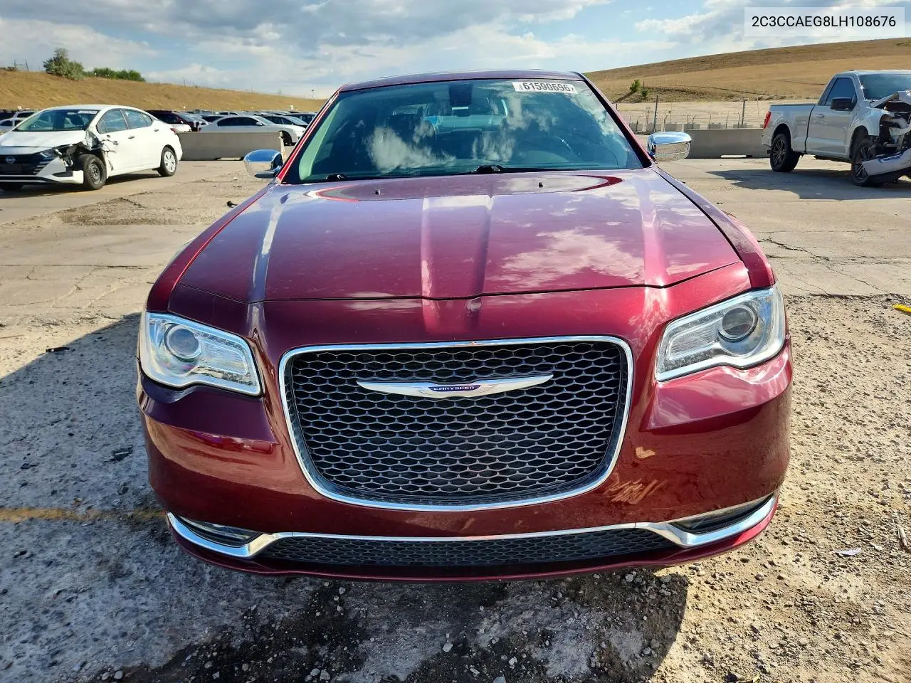 2020 Chrysler 300 Limited VIN: 2C3CCAEG8LH108676 Lot: 61590696