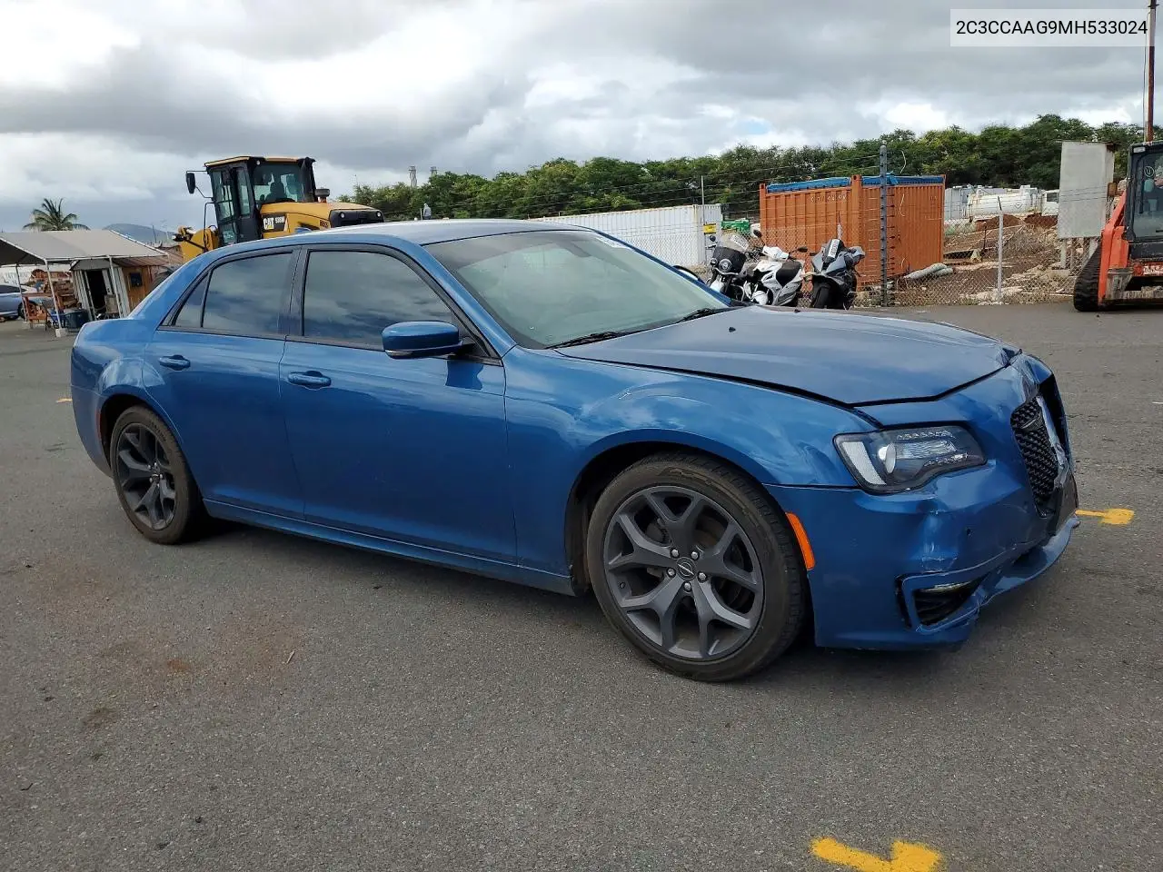 2021 Chrysler 300 Touring VIN: 2C3CCAAG9MH533024 Lot: 56492266