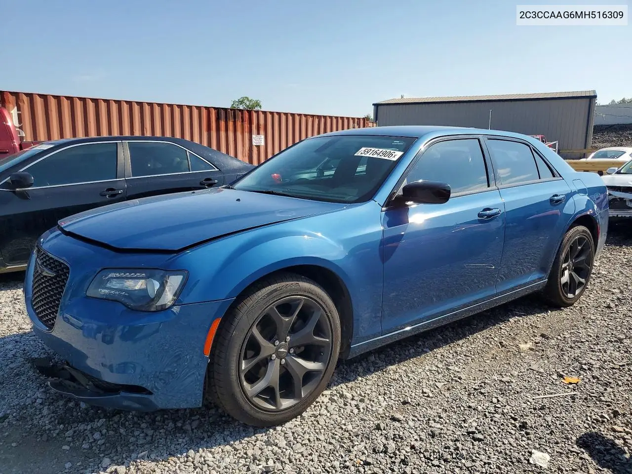 2021 Chrysler 300 Touring VIN: 2C3CCAAG6MH516309 Lot: 59164906