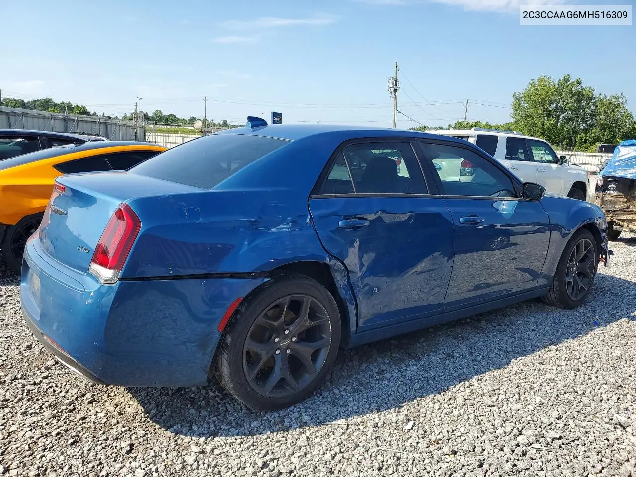 2021 Chrysler 300 Touring VIN: 2C3CCAAG6MH516309 Lot: 59164906