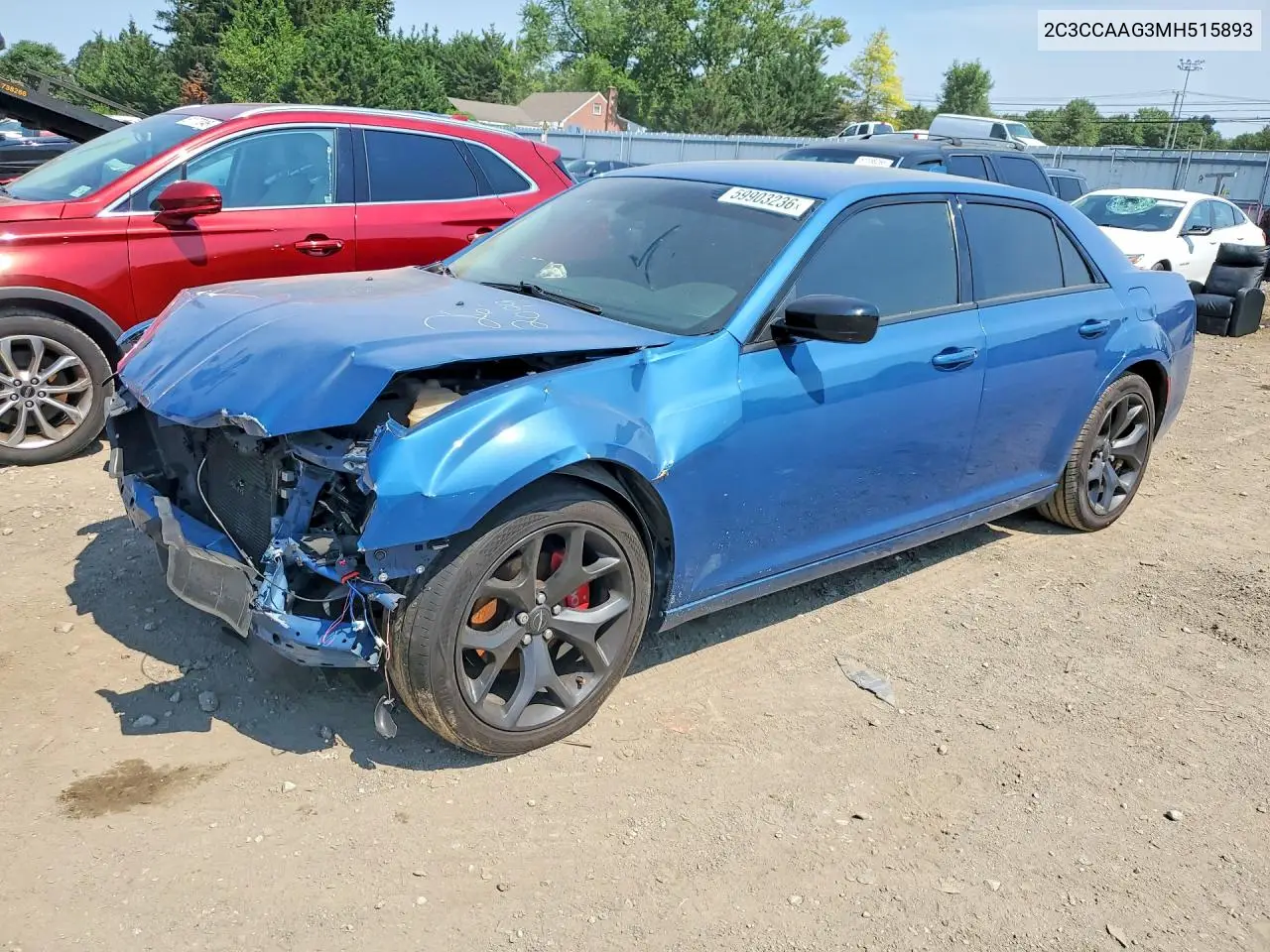 2021 Chrysler 300 Touring VIN: 2C3CCAAG3MH515893 Lot: 59903236