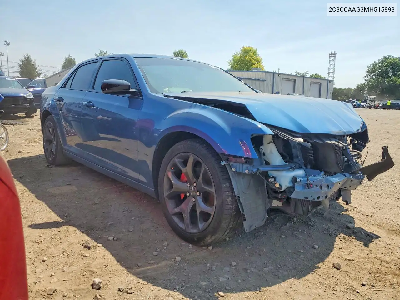 2021 Chrysler 300 Touring VIN: 2C3CCAAG3MH515893 Lot: 59903236