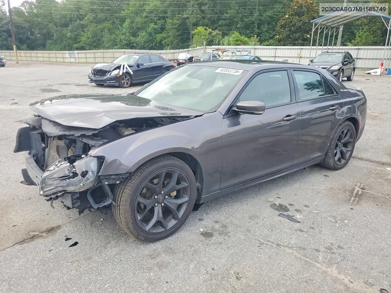 2021 Chrysler 300 S VIN: 2C3CCABG7MH585749 Lot: 60853736