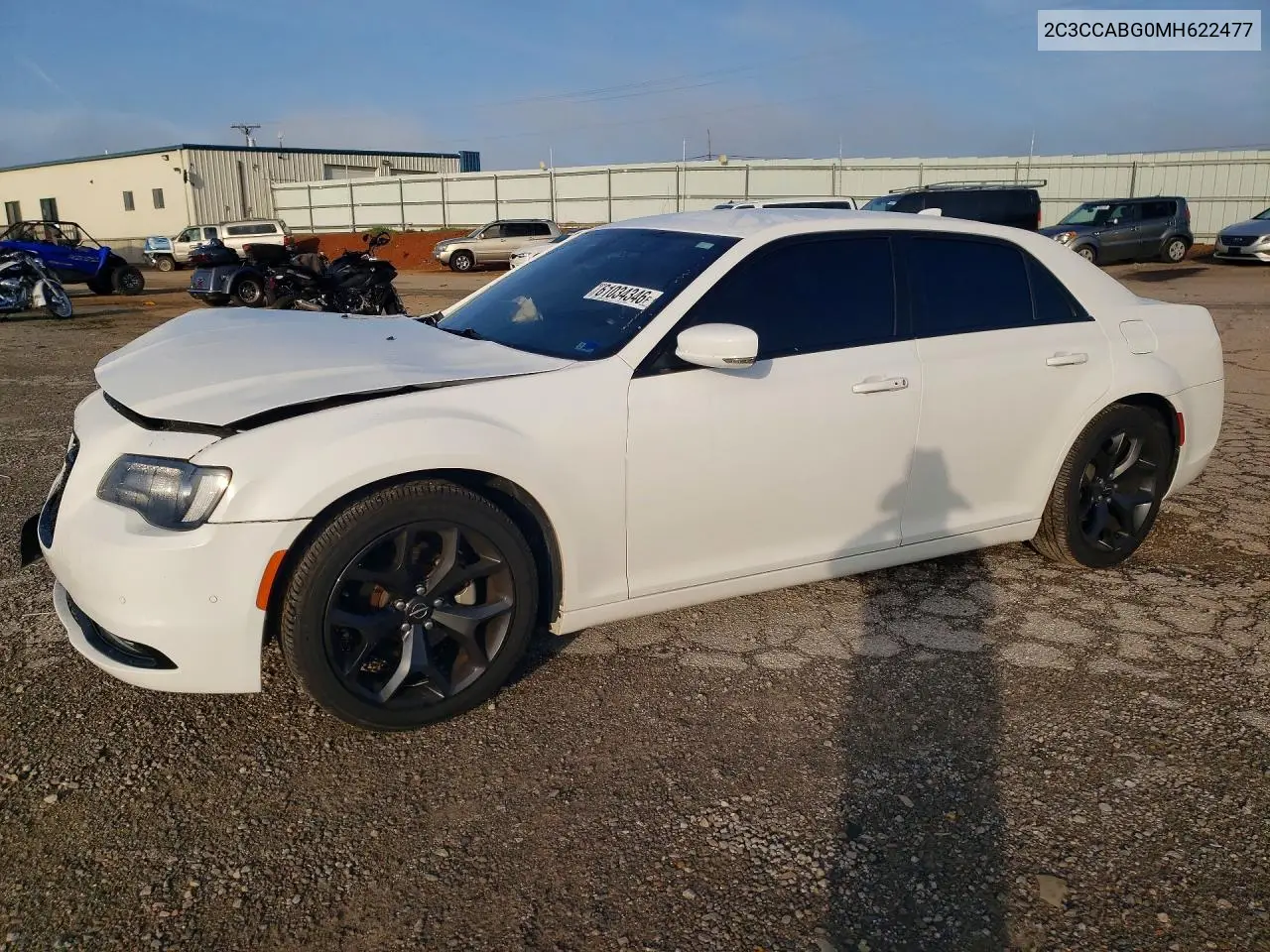 2021 Chrysler 300 S VIN: 2C3CCABG0MH622477 Lot: 61034346