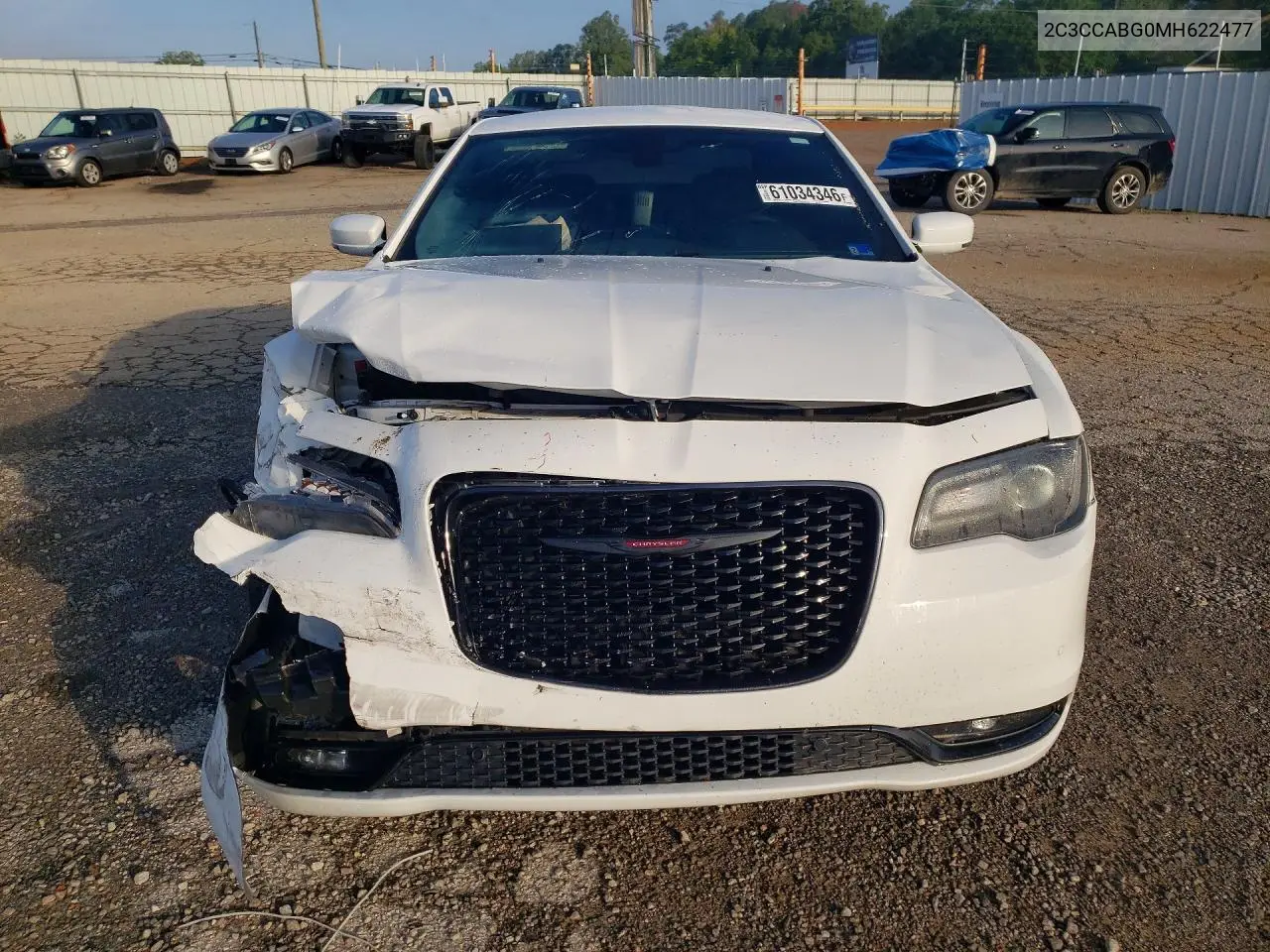 2021 Chrysler 300 S VIN: 2C3CCABG0MH622477 Lot: 61034346