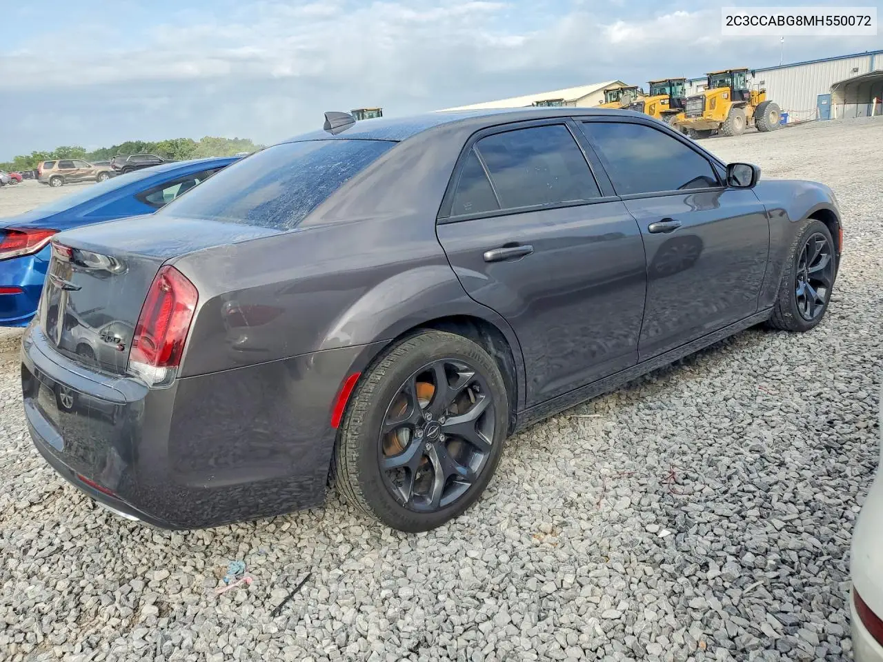 2021 Chrysler 300 S VIN: 2C3CCABG8MH550072 Lot: 61193596