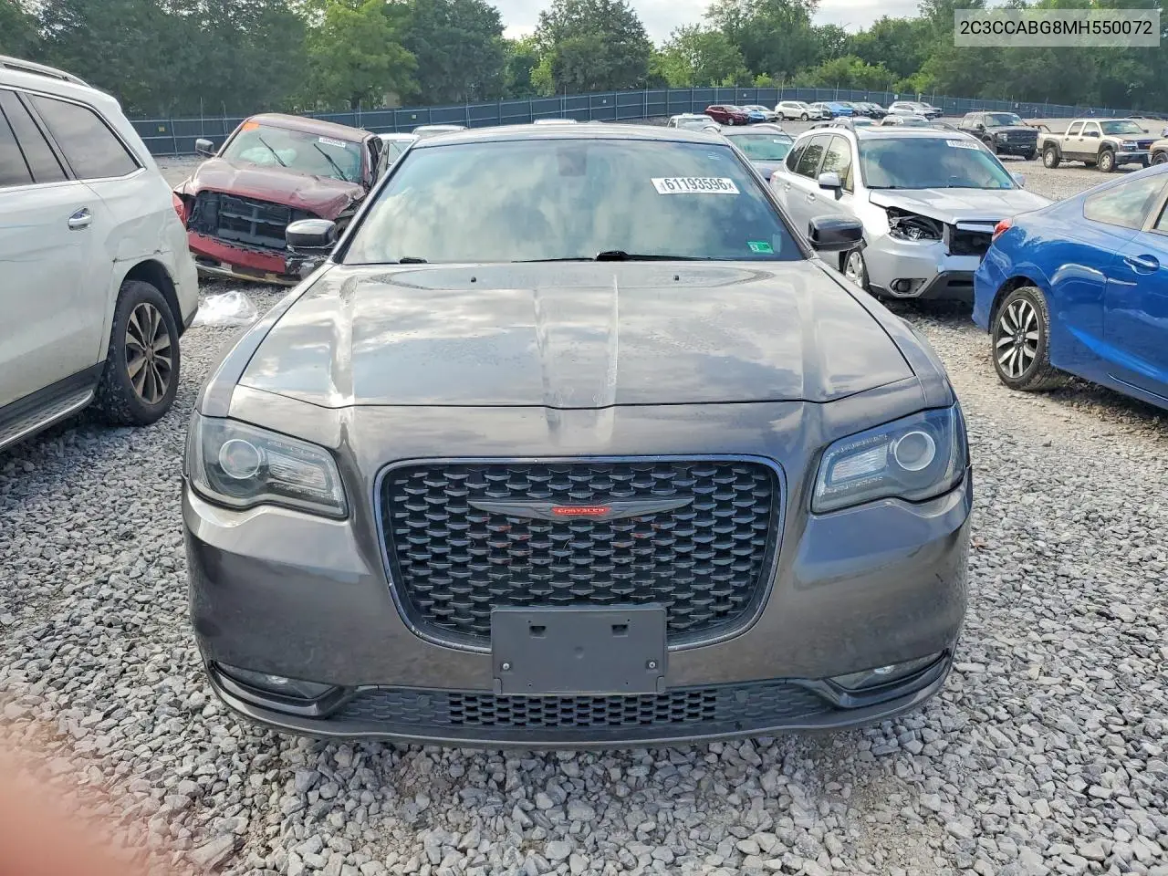 2021 Chrysler 300 S VIN: 2C3CCABG8MH550072 Lot: 61193596