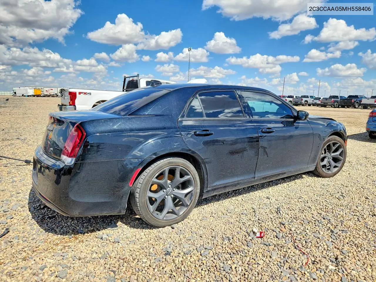 2021 Chrysler 300 Touring VIN: 2C3CCAAG5MH558406 Lot: 61195646