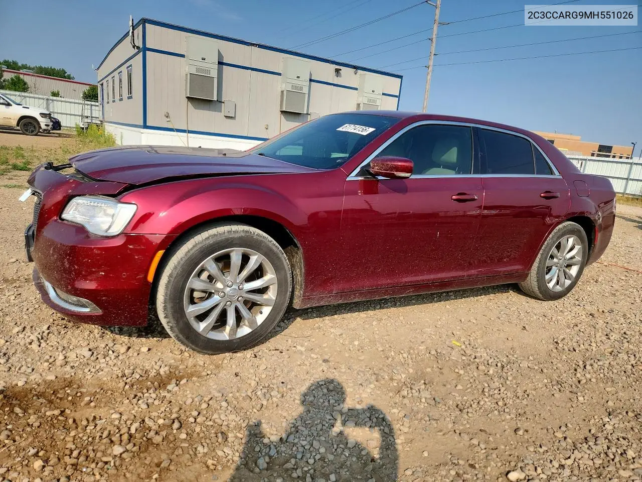 2021 Chrysler 300 Touring VIN: 2C3CCARG9MH551026 Lot: 61714156