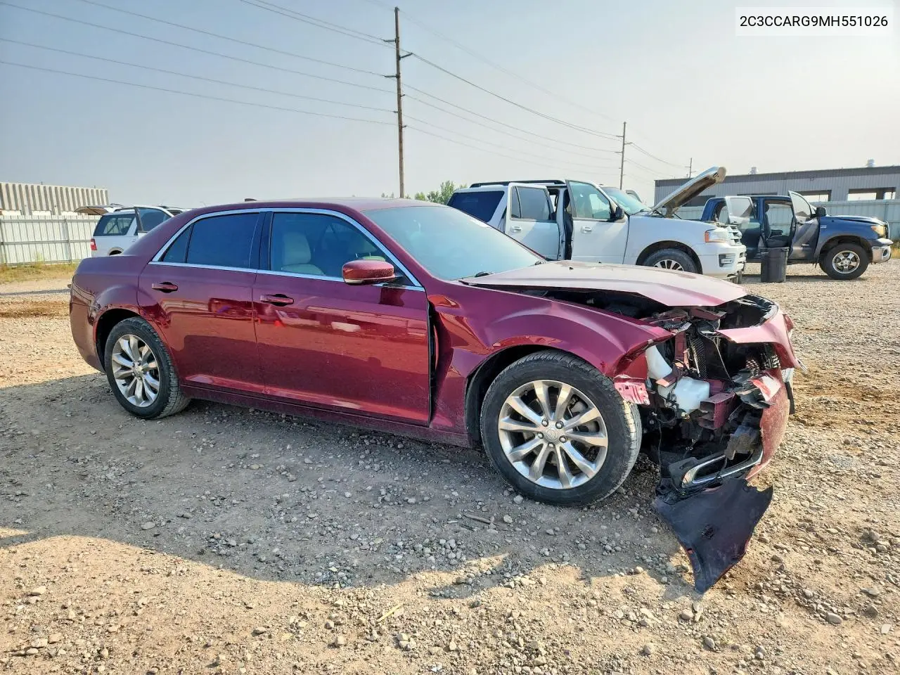 2021 Chrysler 300 Touring VIN: 2C3CCARG9MH551026 Lot: 61714156