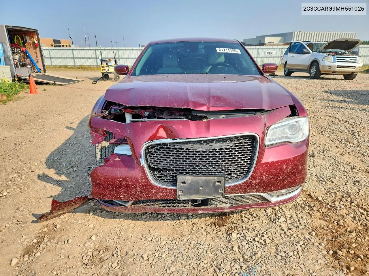 2021 Chrysler 300 Touring VIN: 2C3CCARG9MH551026 Lot: 61714156