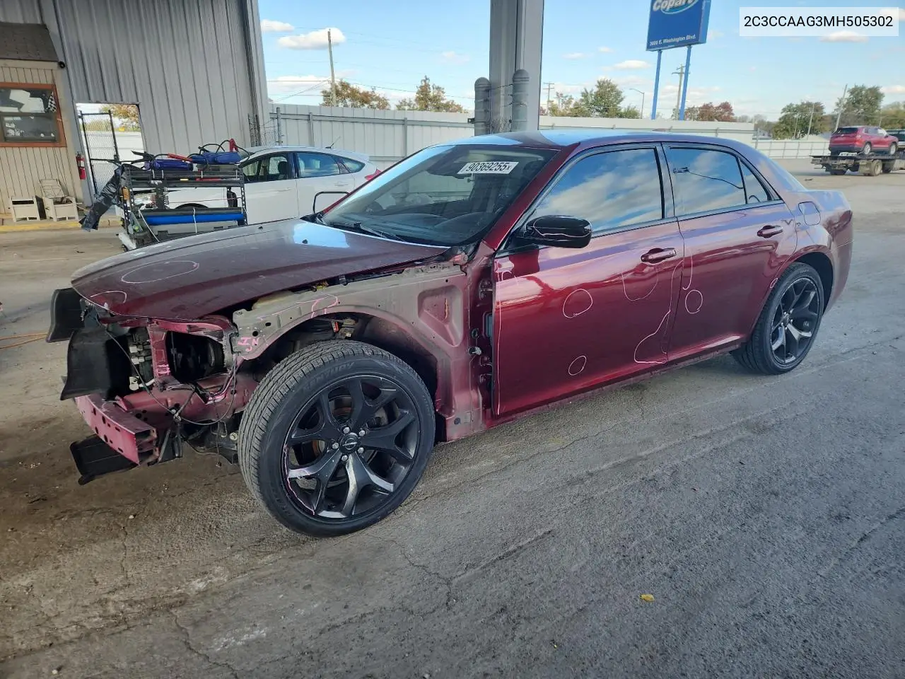 2C3CCAAG3MH505302 2021 Chrysler 300 Touring