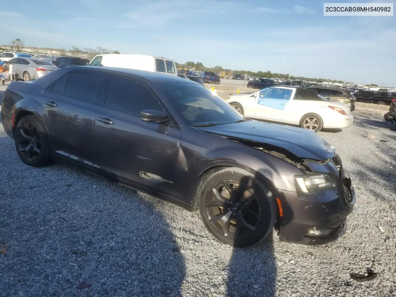 2C3CCABG8MH540982 2021 Chrysler 300 S
