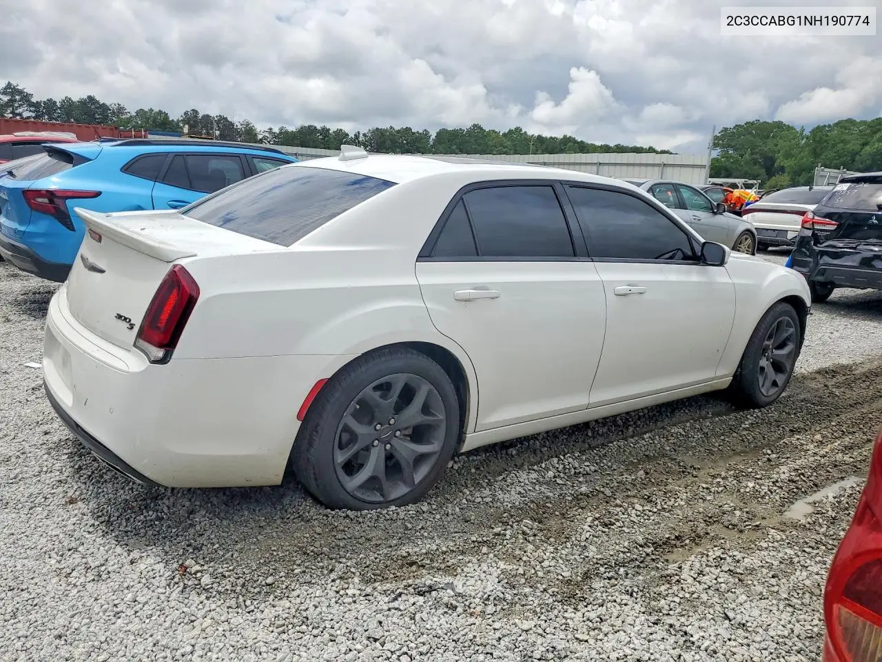 2022 Chrysler 300 S VIN: 2C3CCABG1NH190774 Lot: 58491956