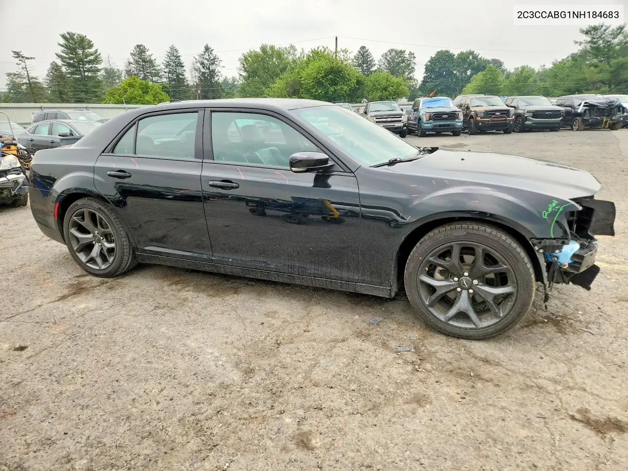 2022 Chrysler 300 S VIN: 2C3CCABG1NH184683 Lot: 61310876