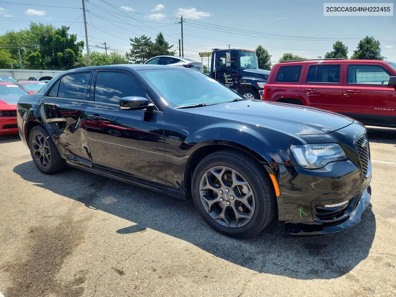 2022 Chrysler 300 Touring L VIN: 2C3CCASG4NH222455 Lot: 62099816