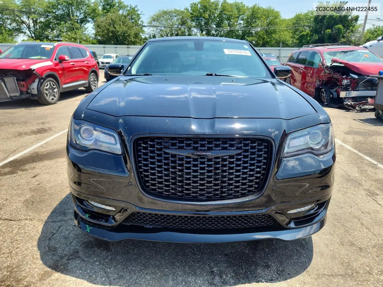 2022 Chrysler 300 Touring L VIN: 2C3CCASG4NH222455 Lot: 62099816