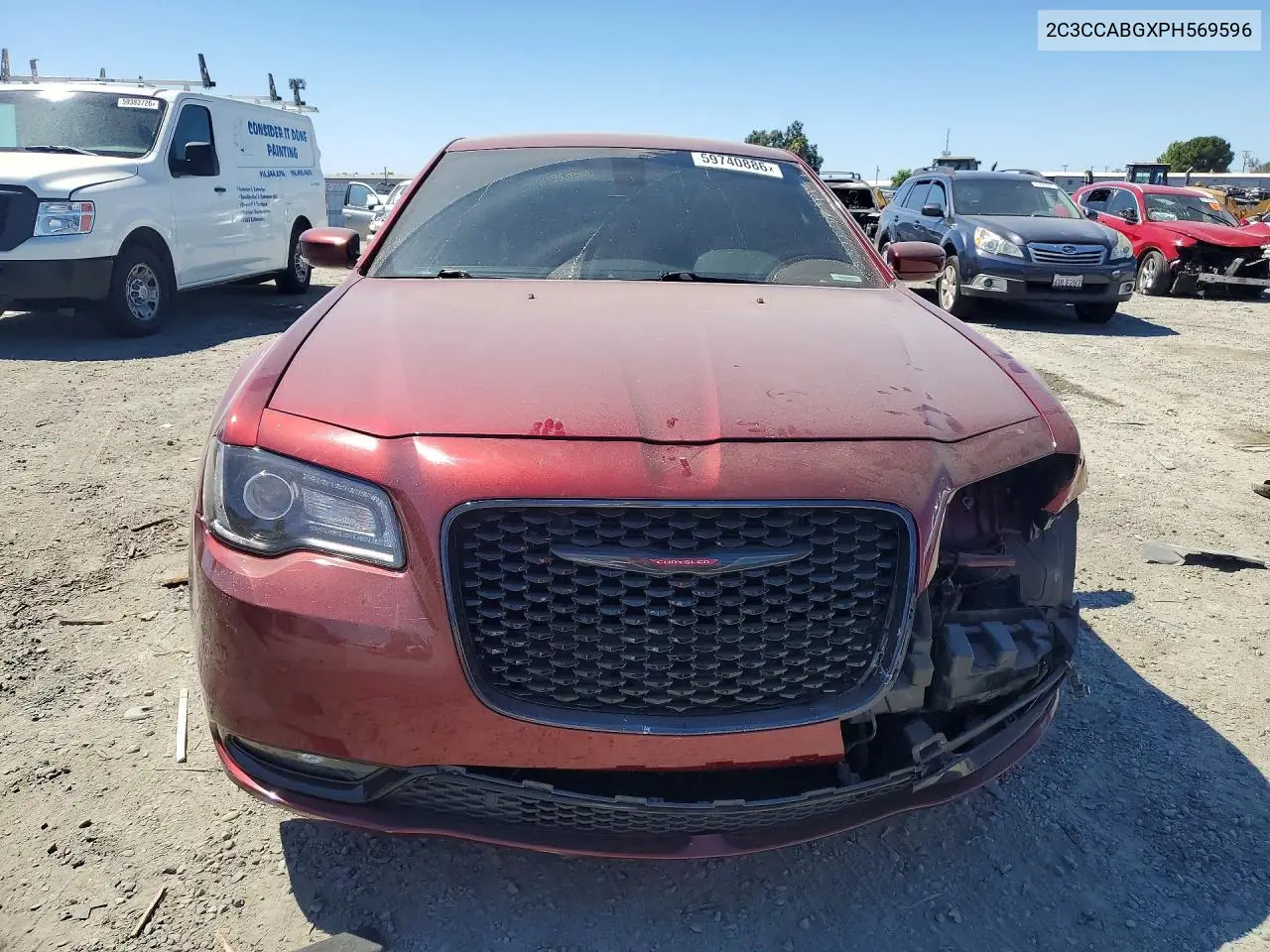 2023 Chrysler 300 S VIN: 2C3CCABGXPH569596 Lot: 59740886