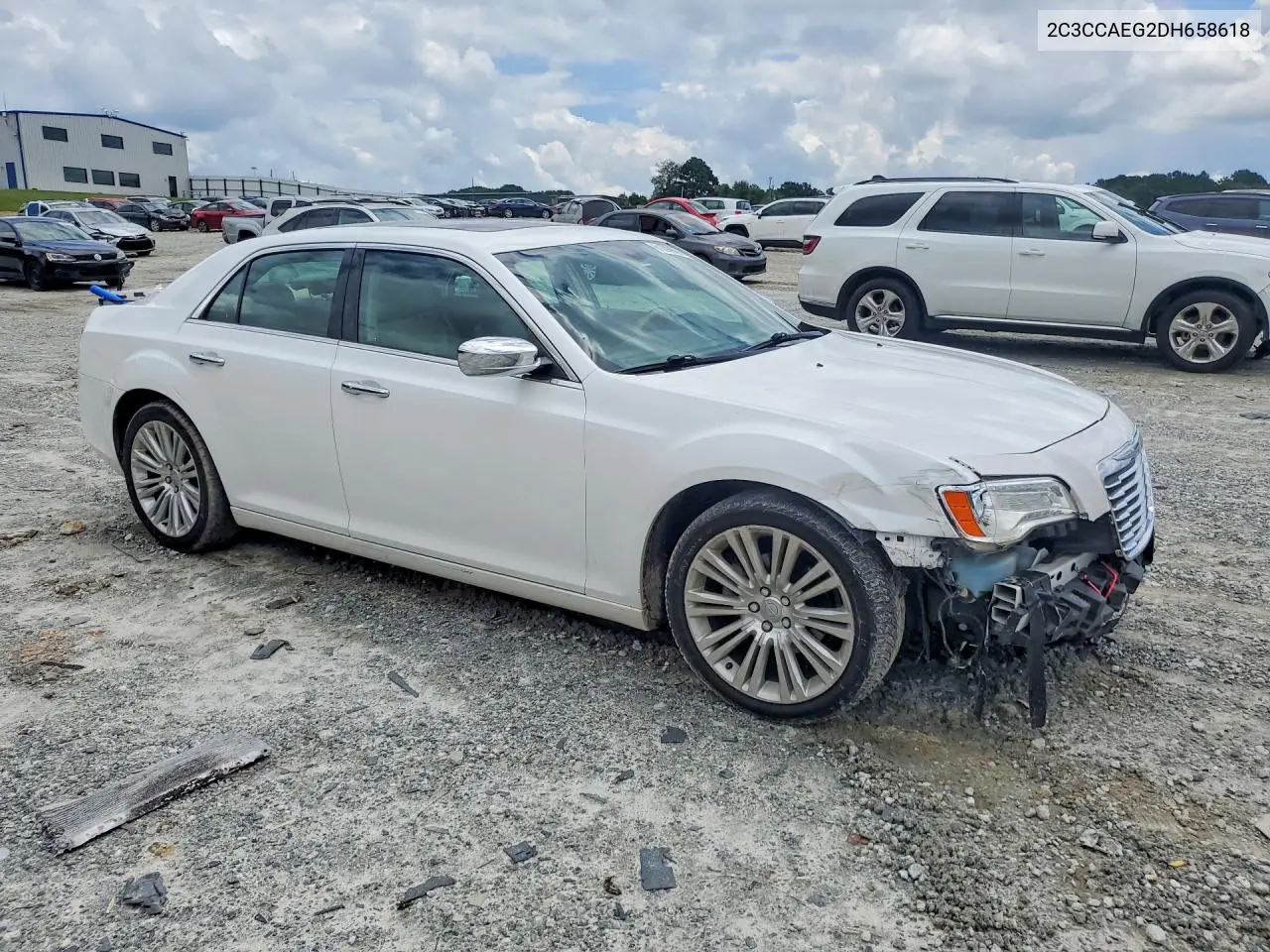 2013 Chrysler 300C VIN: 2C3CCAEG2DH658618 Lot: 61299686