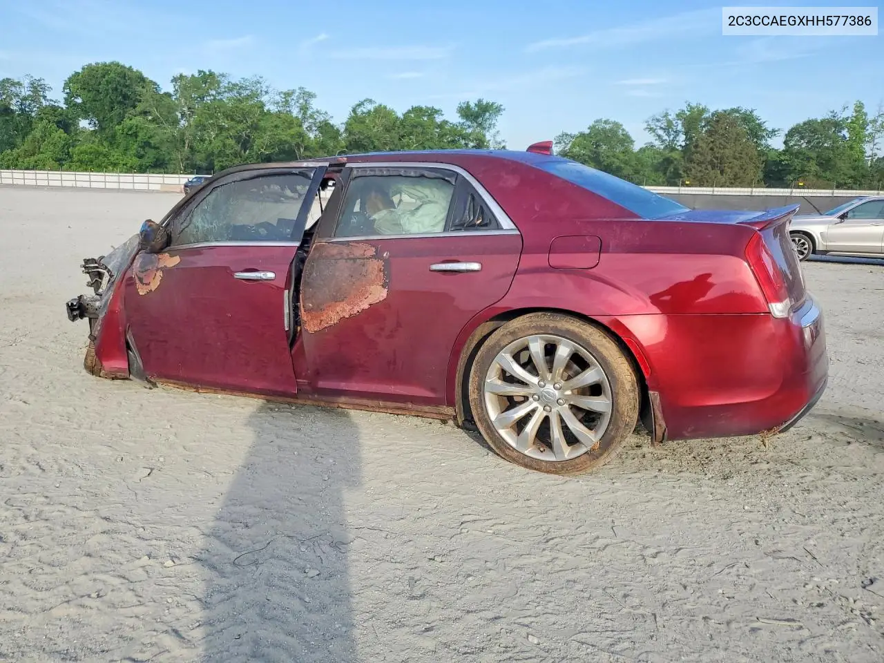 2017 Chrysler 300C VIN: 2C3CCAEGXHH577386 Lot: 53957686