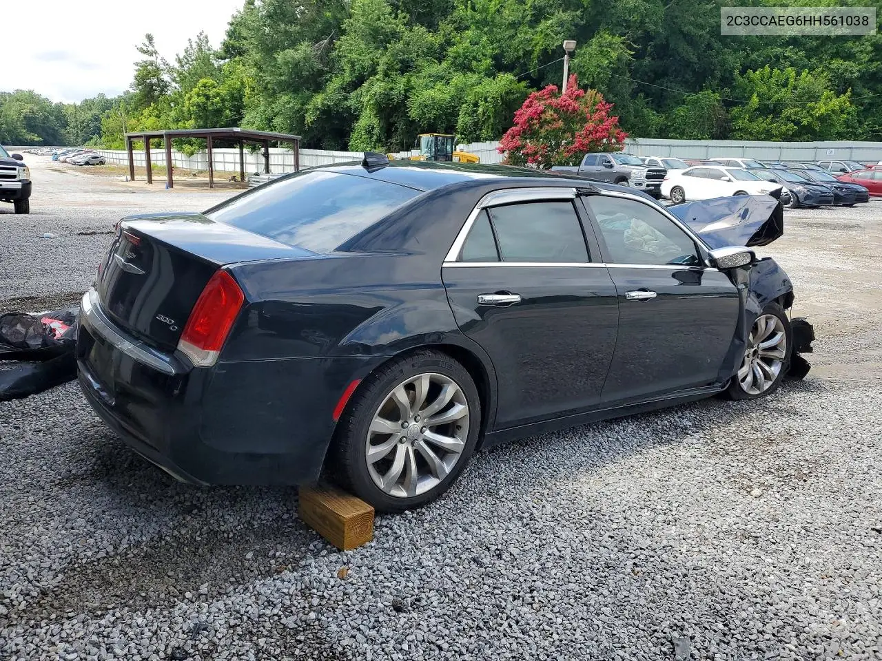 2017 Chrysler 300C VIN: 2C3CCAEG6HH561038 Lot: 61131366