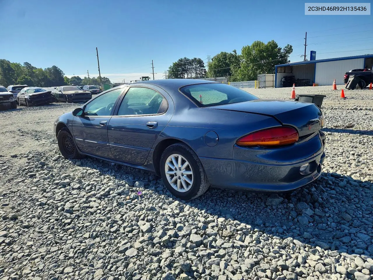 2002 Chrysler Concorde Lx VIN: 2C3HD46R92H135436 Lot: 57848666