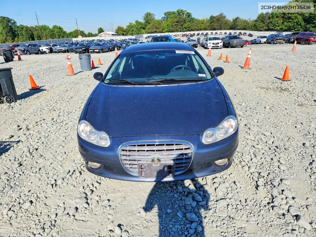 2002 Chrysler Concorde Lx VIN: 2C3HD46R92H135436 Lot: 57848666