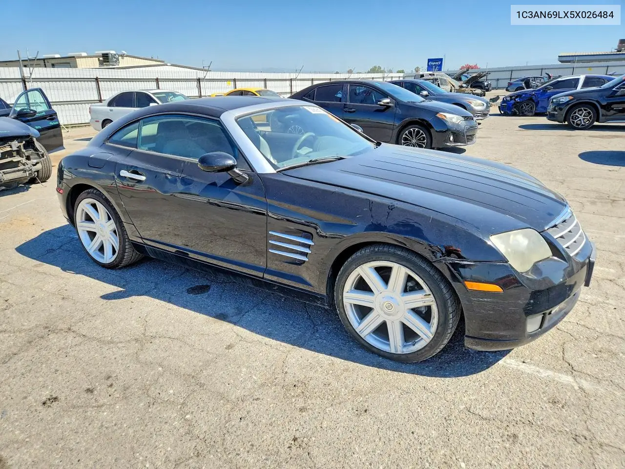 2005 Chrysler Crossfire Limited VIN: 1C3AN69LX5X026484 Lot: 52909816