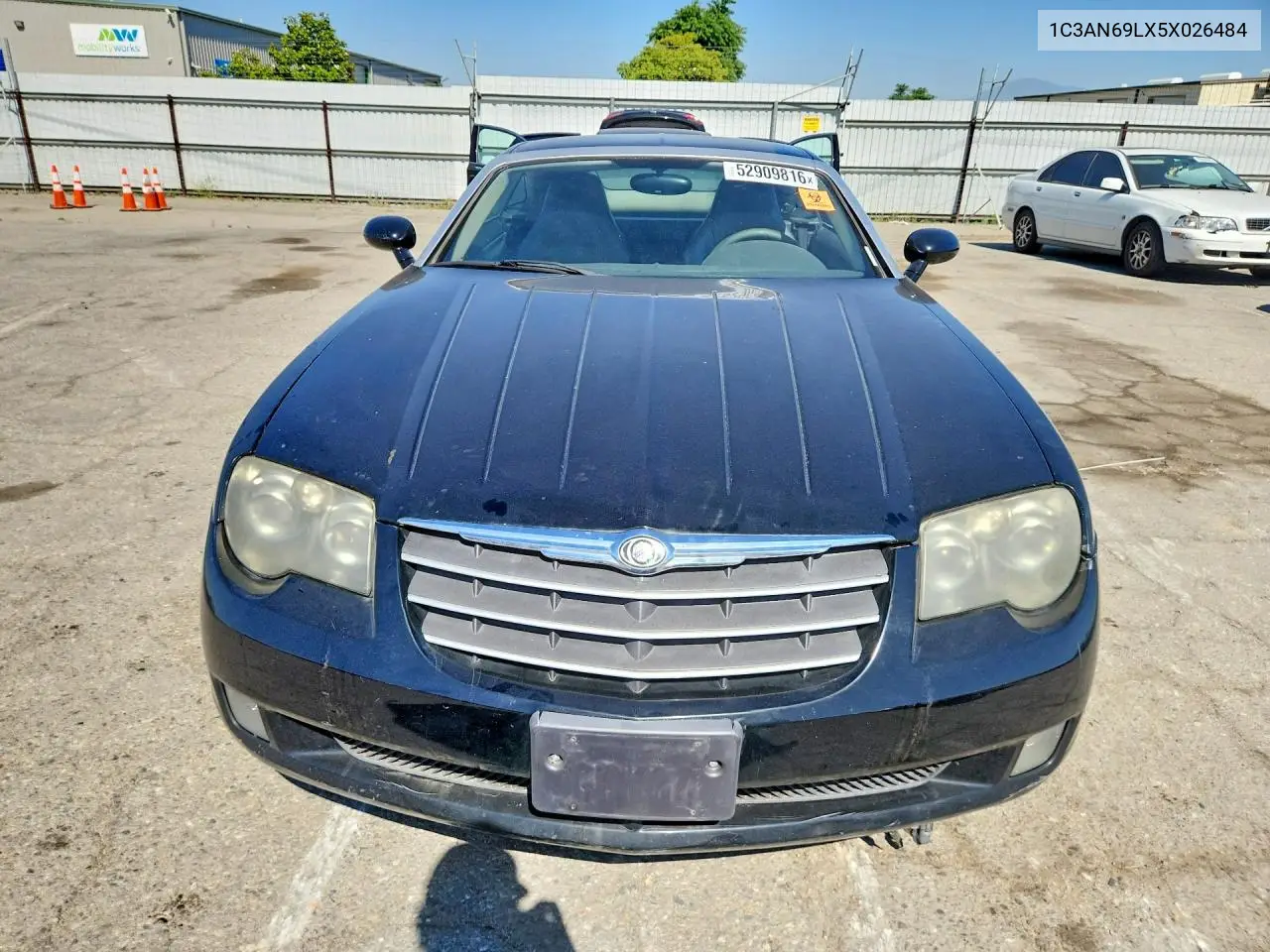 2005 Chrysler Crossfire Limited VIN: 1C3AN69LX5X026484 Lot: 52909816