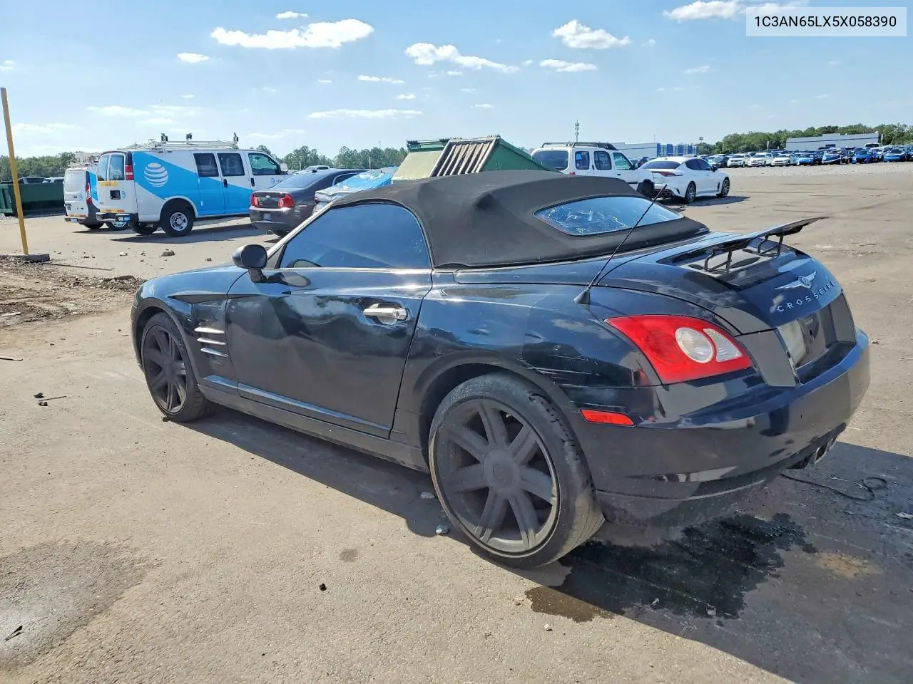 2005 Chrysler Crossfire Limited VIN: 1C3AN65LX5X058390 Lot: 53814276