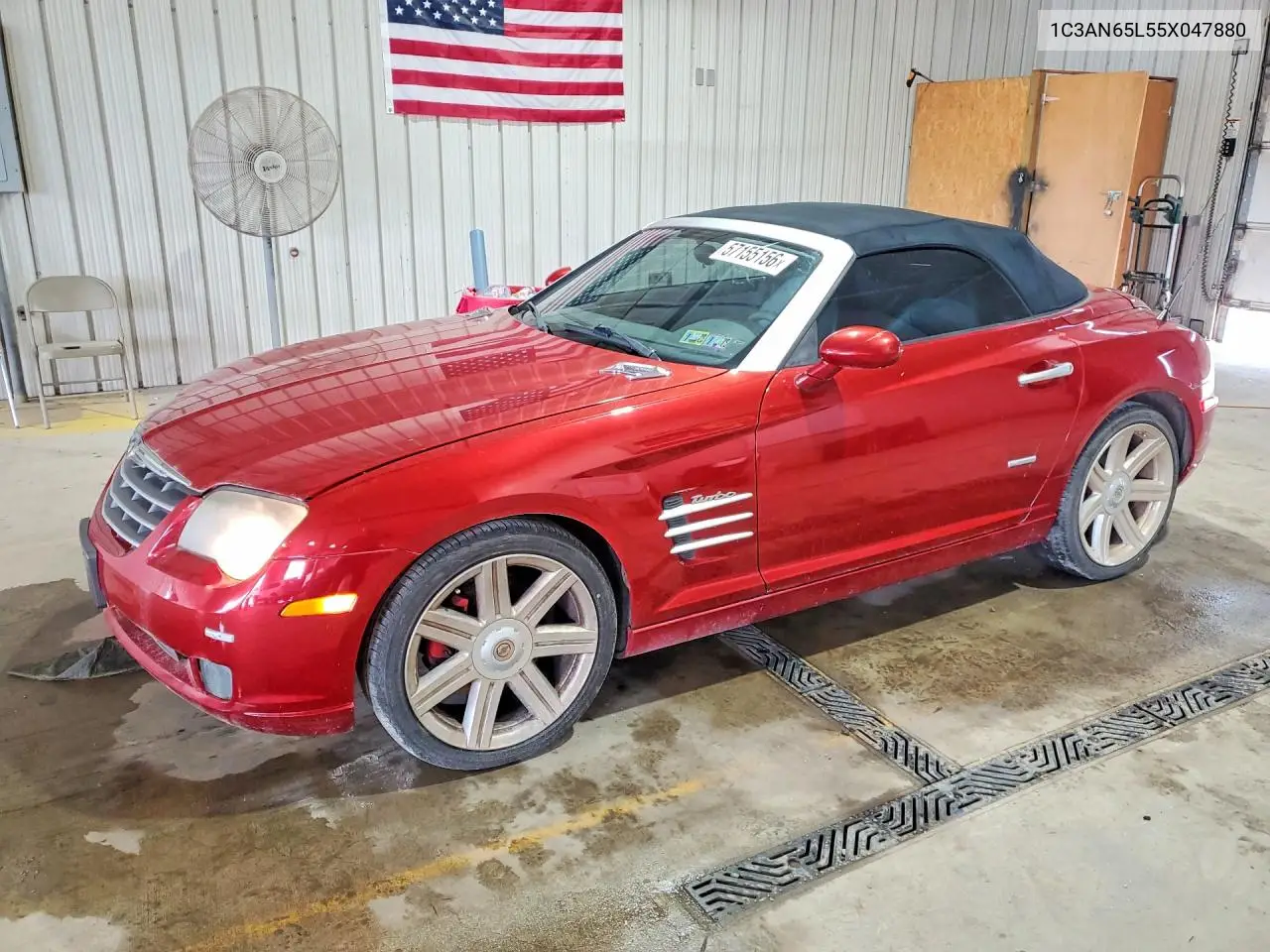 2005 Chrysler Crossfire Limited VIN: 1C3AN65L55X047880 Lot: 57155156
