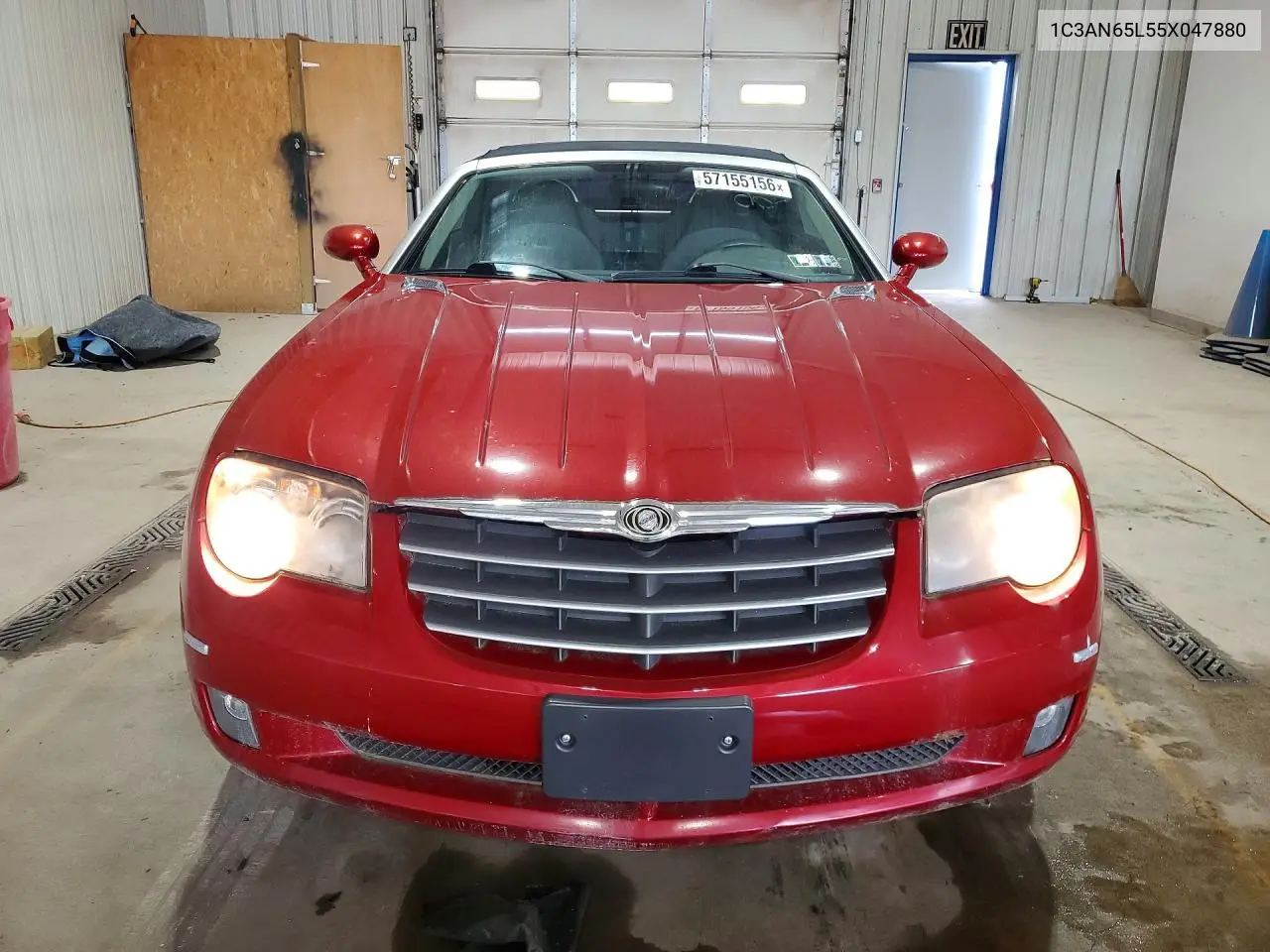 2005 Chrysler Crossfire Limited VIN: 1C3AN65L55X047880 Lot: 57155156