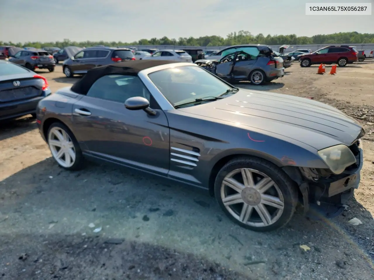 2005 Chrysler Crossfire Limited VIN: 1C3AN65L75X056287 Lot: 61037806
