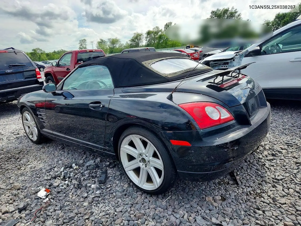 2005 Chrysler Crossfire VIN: 1C3AN55L25X038287 Lot: 85613985