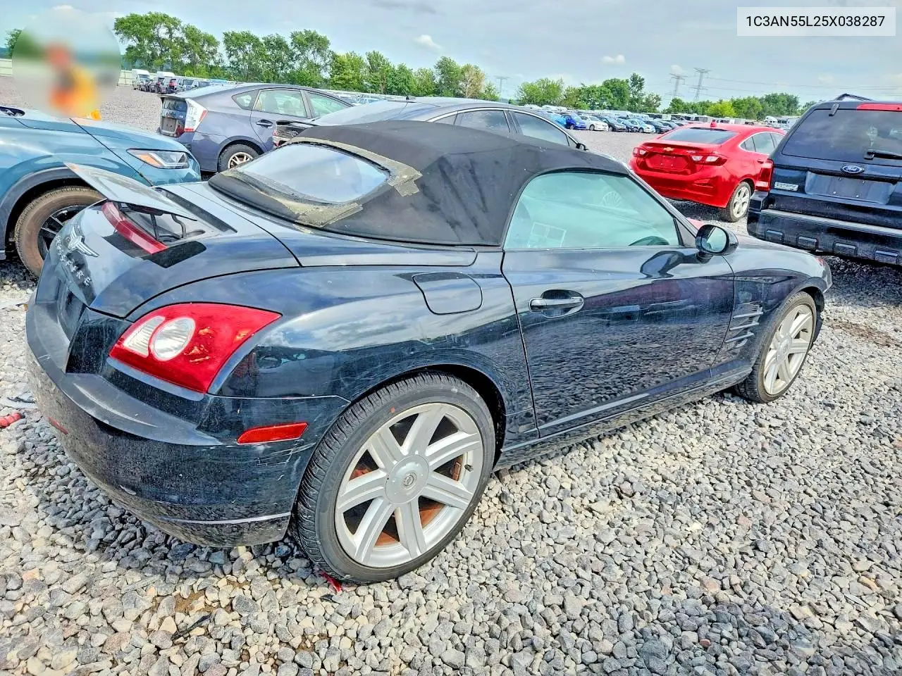 2005 Chrysler Crossfire VIN: 1C3AN55L25X038287 Lot: 85613985