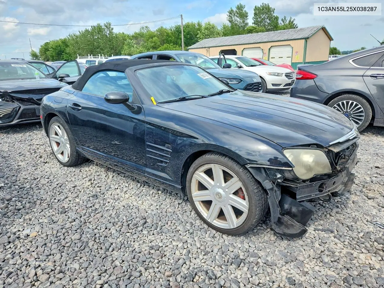 2005 Chrysler Crossfire VIN: 1C3AN55L25X038287 Lot: 85613985