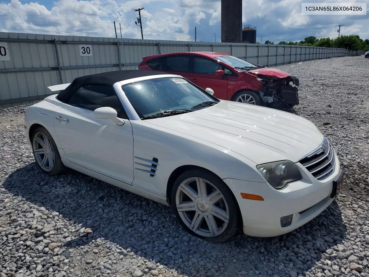 2006 Chrysler Crossfire Limited VIN: 1C3AN65L86X064206 Lot: 51920516